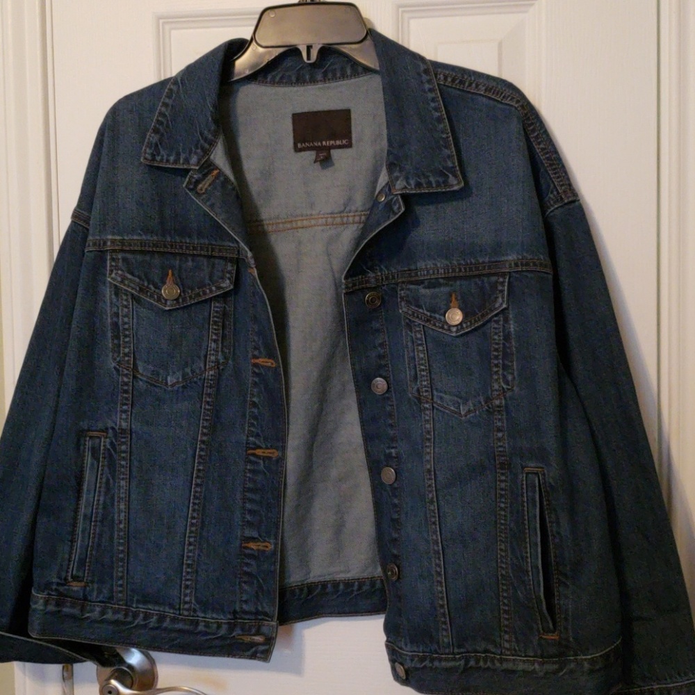 Banana Republic blue jean jacket